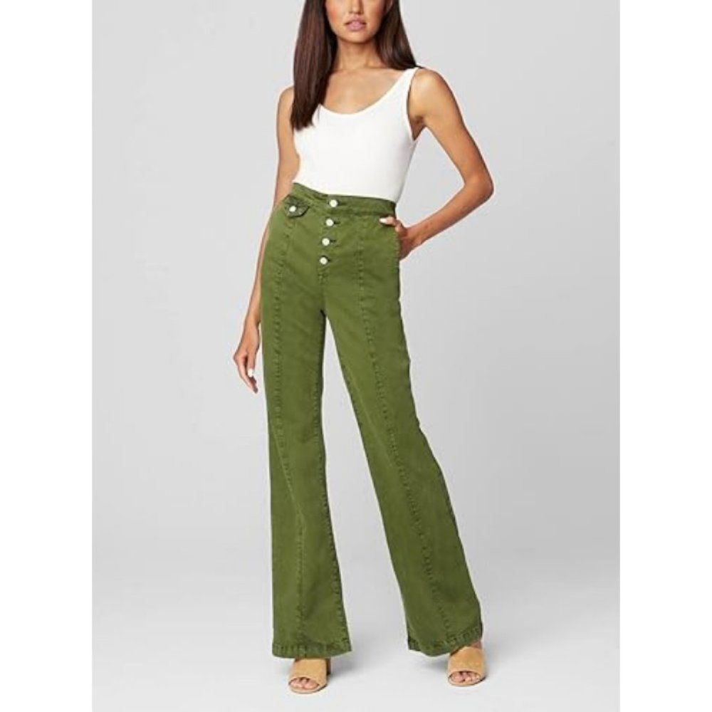 BLANKNYC The Delancey Wide Leg Jean - Going Green                            379